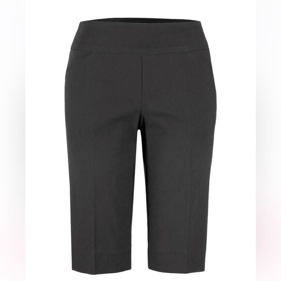 NEW UP! Bermuda 22” Shorts Slimming Black Size 4 - Picture 4 of 11